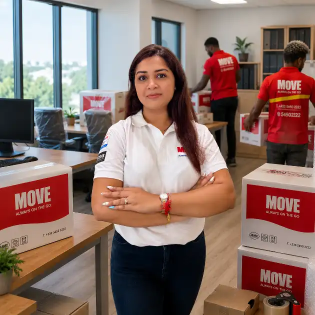 office move Mauritius
